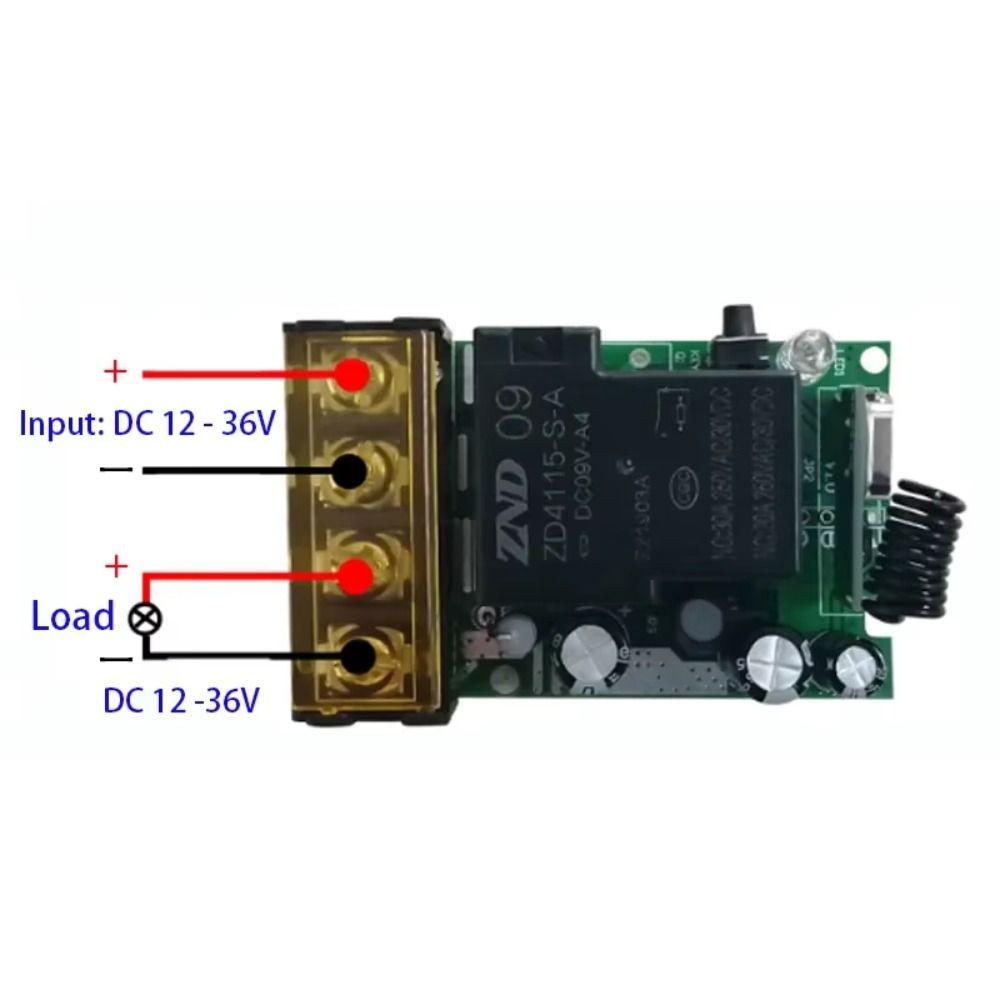8V-72V Remote Control Switch High Power Wireless Controller Smart Switch  LED Lamp Controller