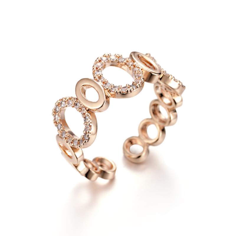 CRANNE Zigzag Round Open Ring C24RB074