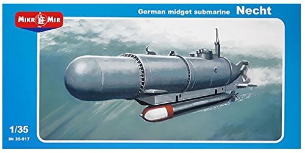 AVIS scale German Hecht midget submarine plastic model kit AVM3517 1/35