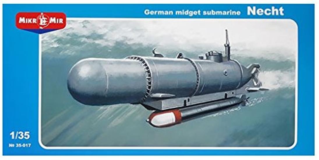 

AVIS scale German Hecht midget submarine plastic model kit AVM3517 1/35
