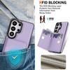 for Samsung Galaxy S23 S24 S25 S26 Ultra Plus A56 A36 A26 A16 A55 A35 A15 Leather Wallet Case Card Holder with Ring Kickstand