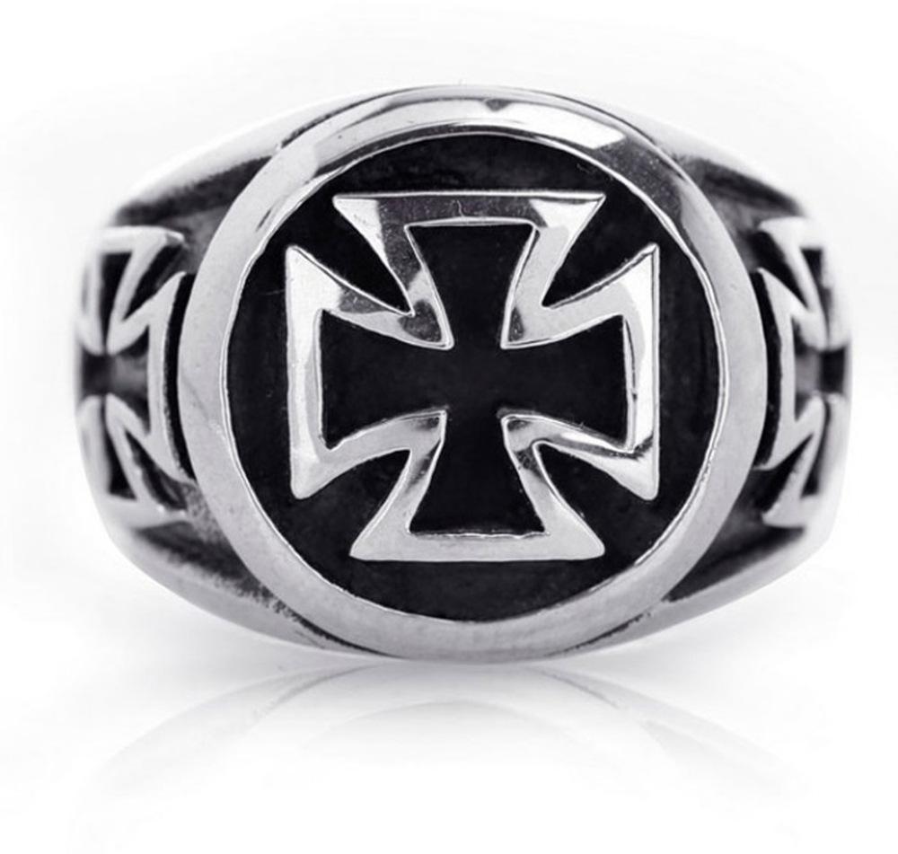 European and American Retro Cross Ring Punk Style Ring