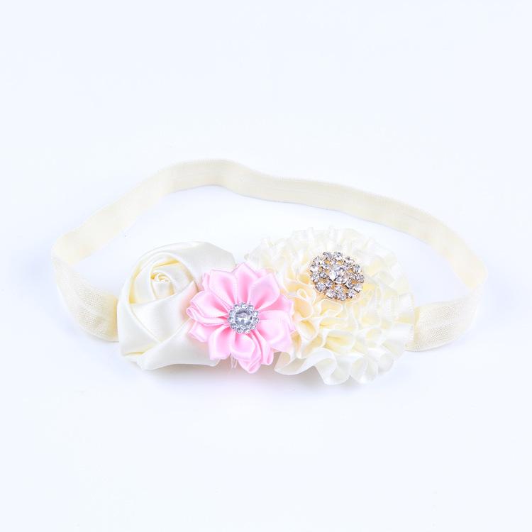 New children's hair band hair accessories newborn hair band lace flower baby headwear