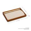 Woodten Jewelry Wooden Jewelry Storage Tray for Suitable for Fashion and Long Chains P05301 Tray, 13-Grid Bracelets, High-End Bracelets, Pendants,