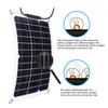 18V Solar Panel Kit Complete 15W Portable Outdoor USB Rechargeable Solar Cells Plate Power Bank for Camping Emergency