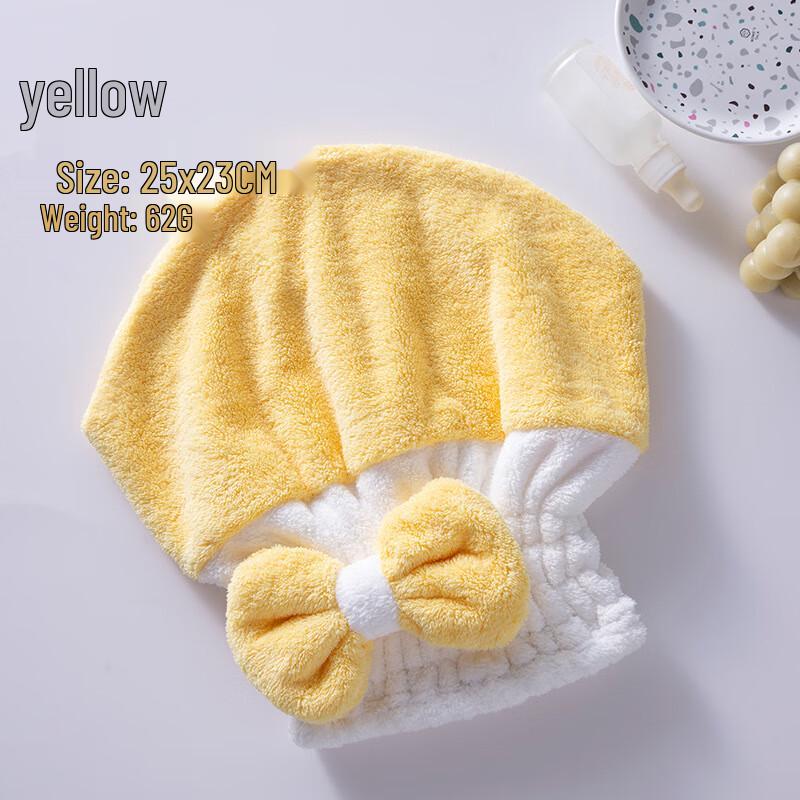 Coral Fleece Quick Dry Hair Cap