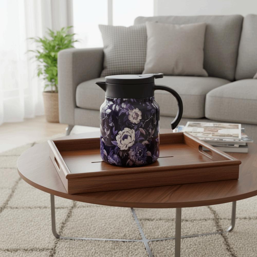 1000ml Thermal Teapot 316 Stainless Steel Insulated Carafe Coffee Pot Insulated Water Pot  Office