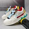2024 New Outdoor Anti Slip Sports Shoes Top Spring and Autumn PU Board Shoes Fashion Student Sulfide Casual Running Shoes Size44