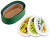 Skater Lunch Sealable Storage Set of Dinosaur Made In Box, Containers, Containers, 3, Picture, Japan, 860ml, SRS3SAG-A