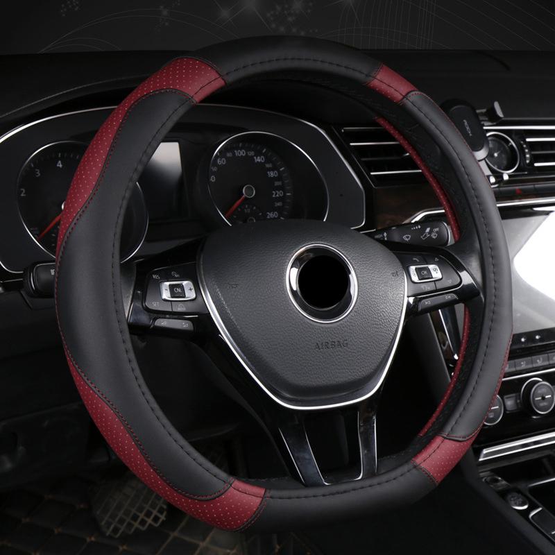 D Type Car Steering Wheel Cover Wrap For Chery OMODA C5 S5   2024 Auto Accessories Braid On Steering-Wheel Protector