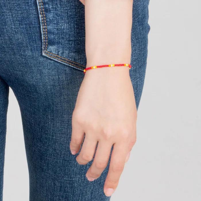 Seed Pineapple Red Bracelet