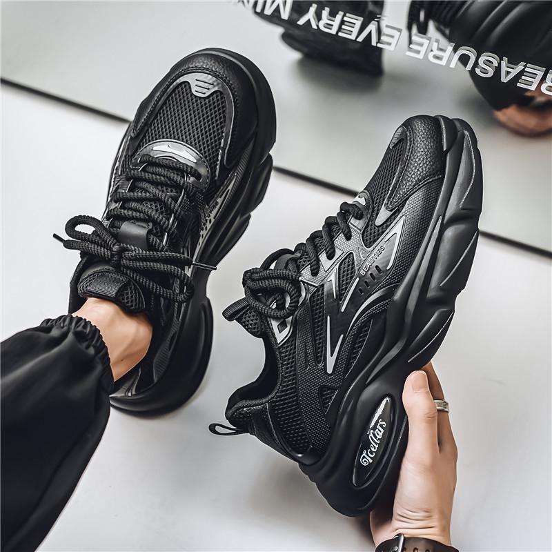 22 autumn and winter casual lightweight thick-soled breathable sports and leisure dad shoes