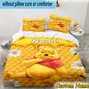 3PCS Custom Name Cartoon bear Bedding Set Printed Duvet Cover Closure Includes 1 Duvet Cover & 2 Pillowcases for All Seasons Bedroom Decor