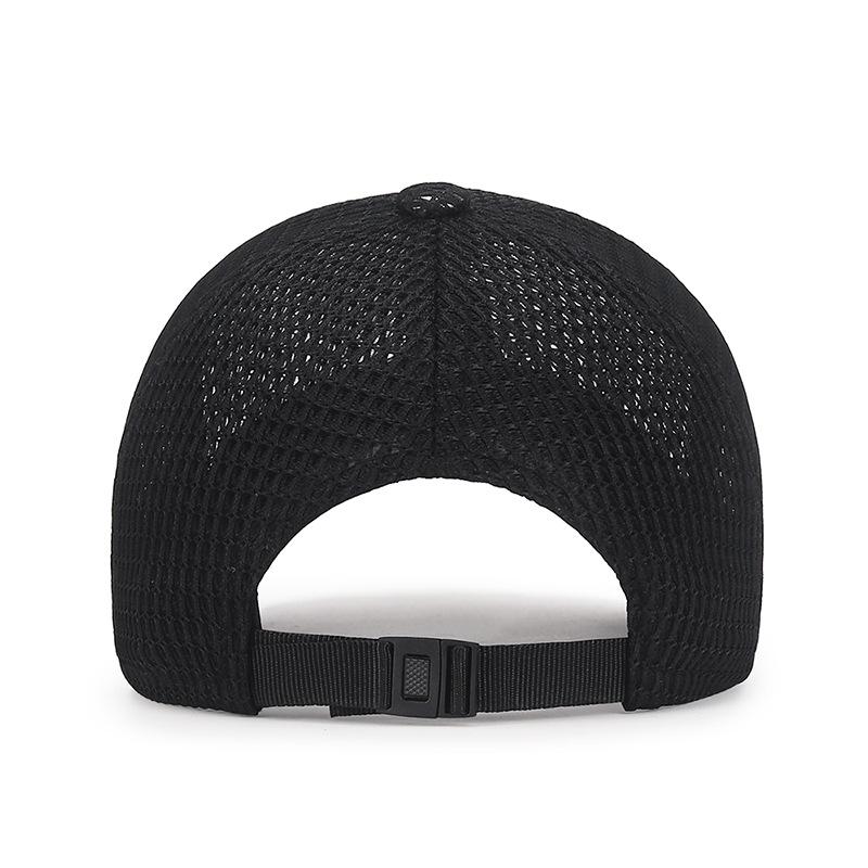 Men's Summer Mesh Baseball Cap - Breathable Sun Protection for Outdoor Travel and Fishing