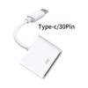 2025 Latest Model  for Apple 30pin Female To USB 3.1 Type-C USB-C Sync Data Charging Adapter Cable