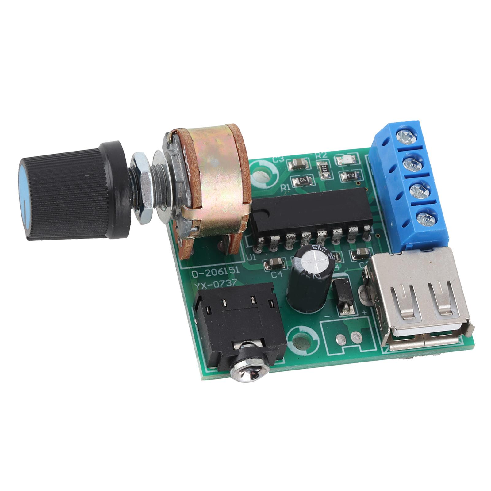 

PM2038 USB Amplifier Board Audio Power Supply Amplifier Module 5W