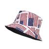 Patriotic Star Fisherman Hat Sun Protection Lightweight Adjustable For Outdoor Activities Beach Vacation