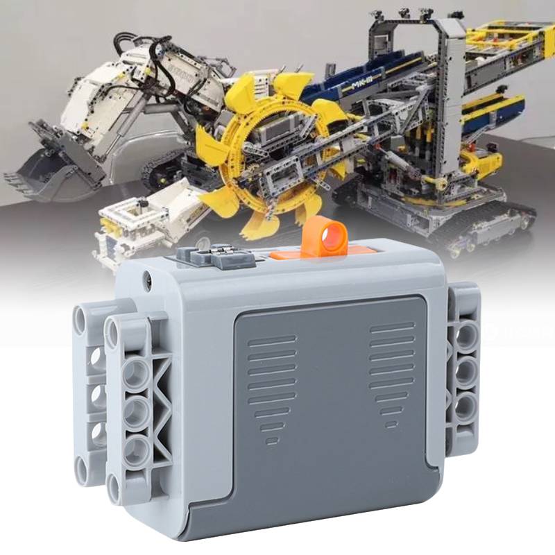 Building Block Battery Box High Technology Power Function Unit Material Plastic