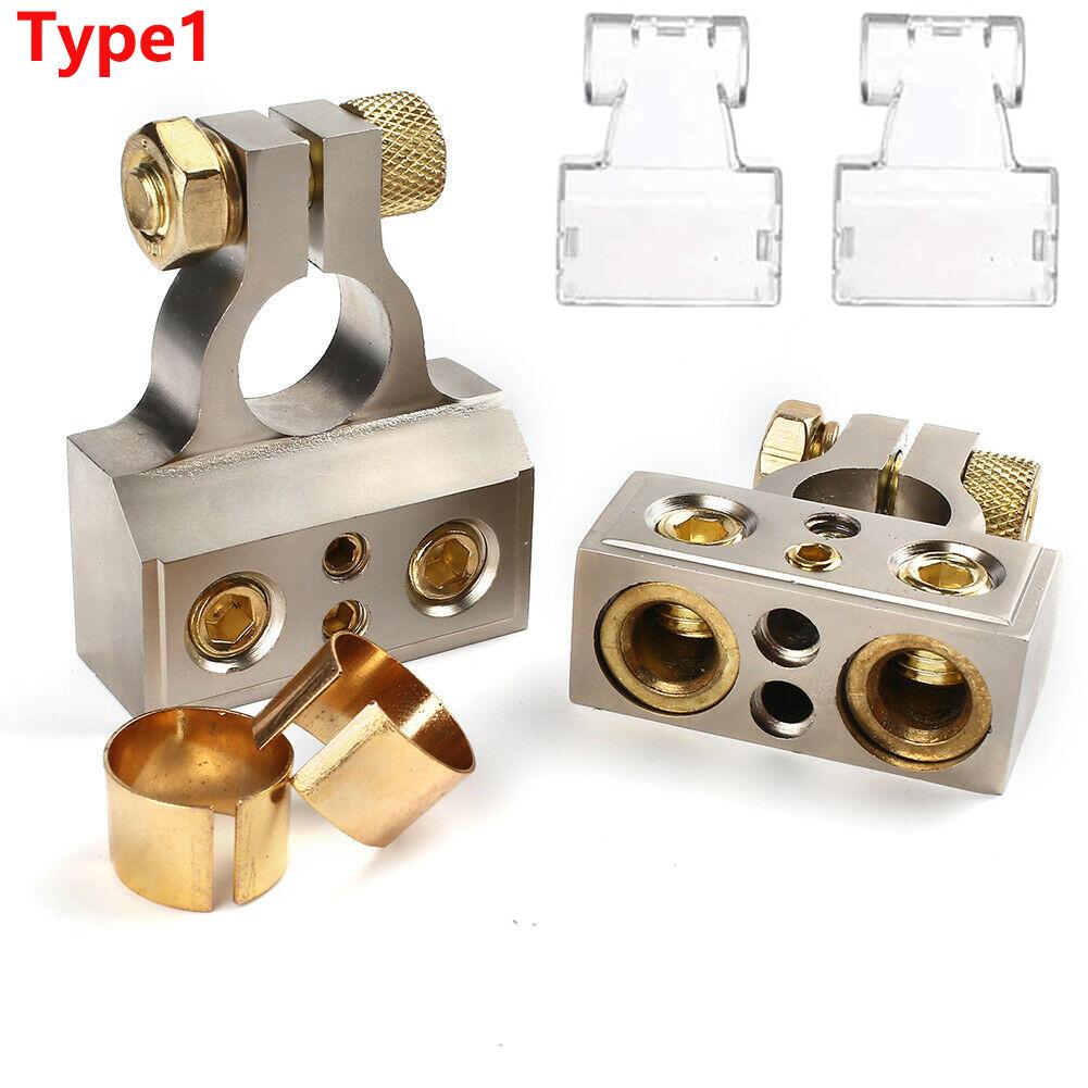 

роз єм клеми акумулятора позитивний і негативний полюси автомобіль важкої вантажопідйомності 1 пара 0/2/4/8/10 клема акумулятора верхня стійка