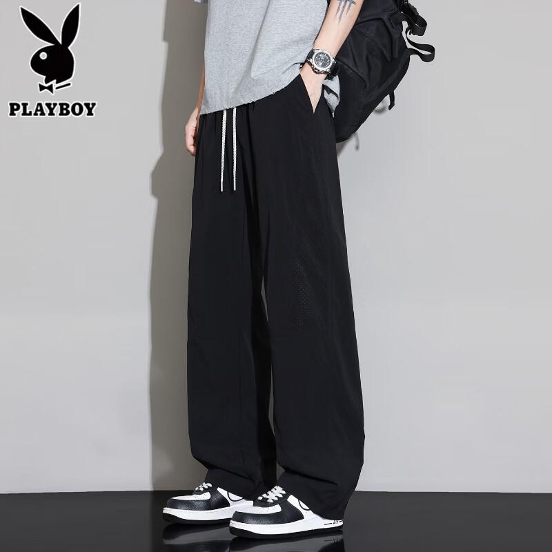 PLAYBOY Men s Ice Silk Quick-Dry Casual Pants XL