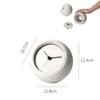 Exposed Concrete Table Clock Minimalist Creative Desk Clock Silent Desktop Clocks Mini Storage Watch Luxury Home Decoration