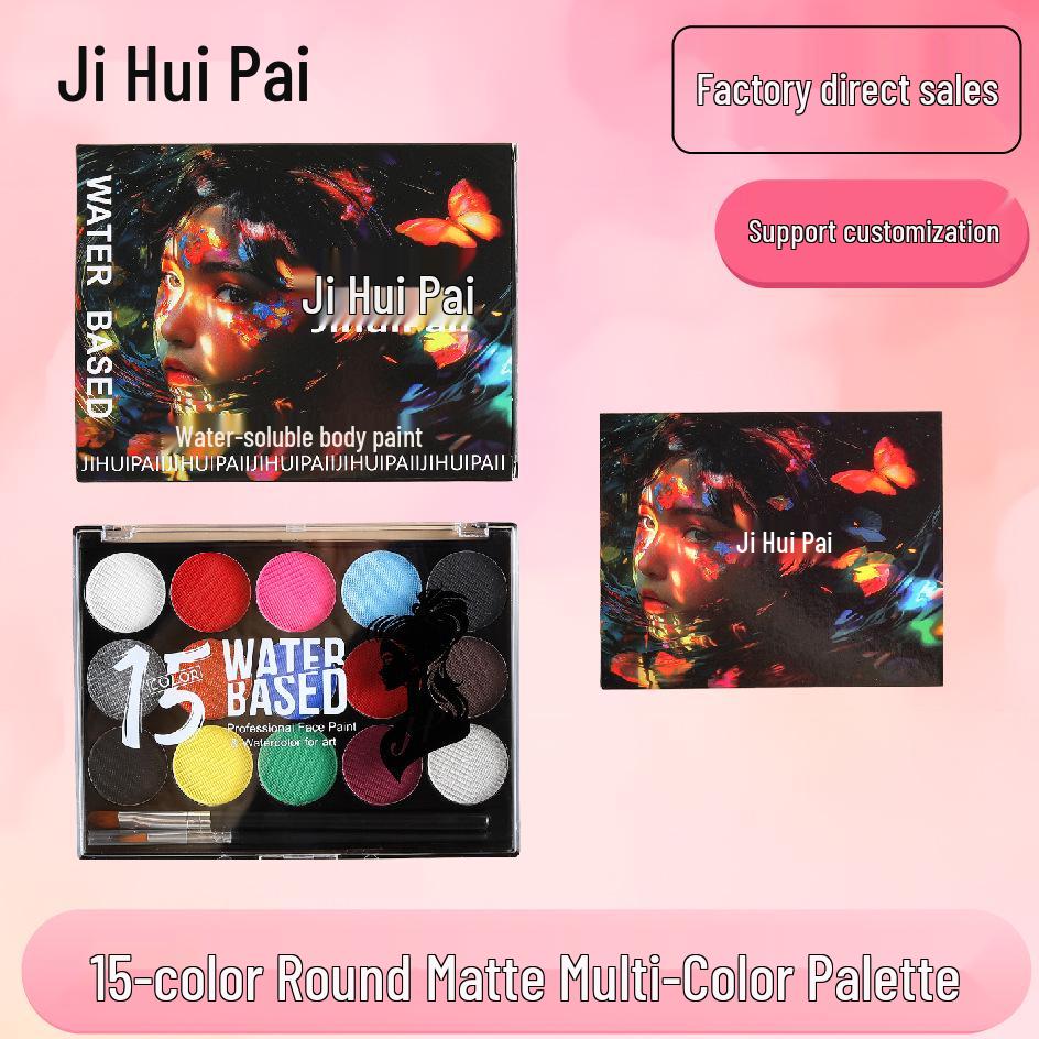 

15-Color Water-Soluble Face & Body Paint for Halloween