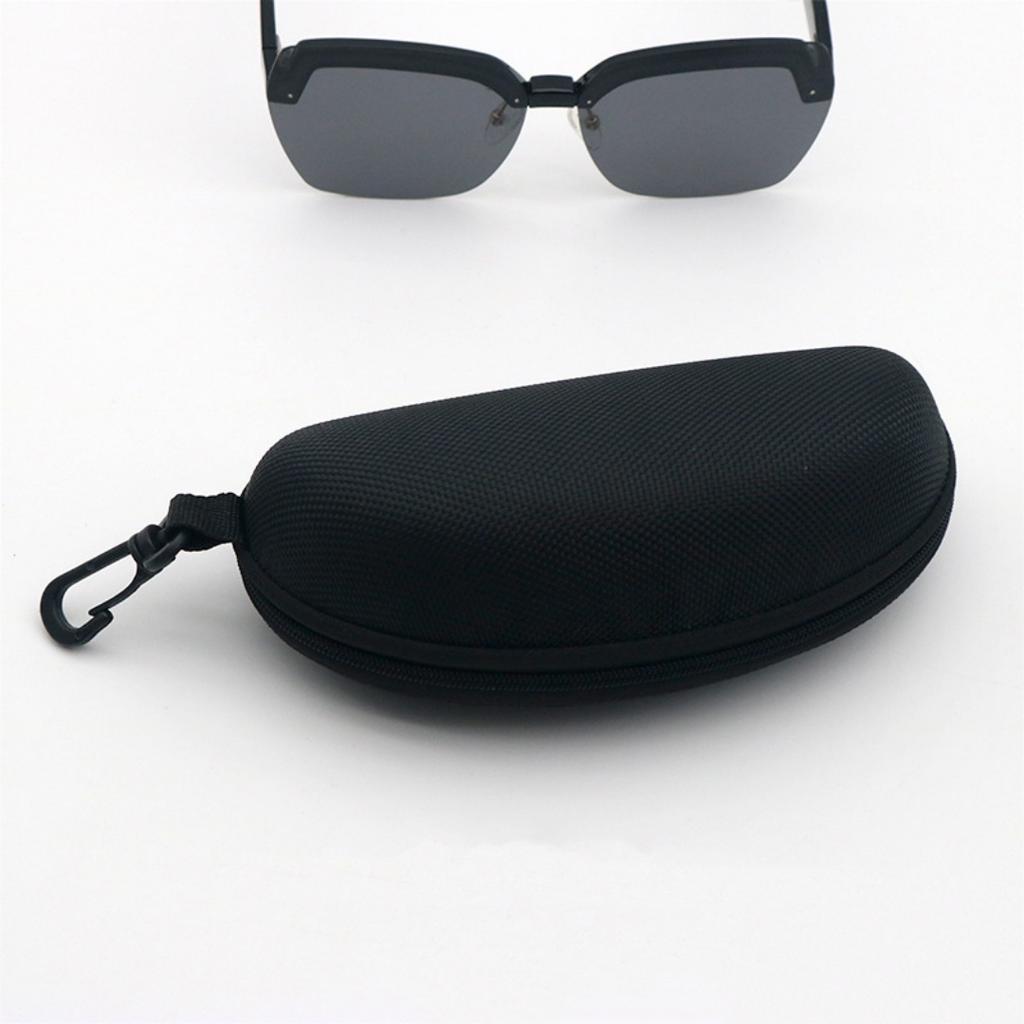 Fashion Car with Hook Large Full Frame Business Oxford Cloth Black Sunglasses Frame Storage EVA Zipper Glasses Box