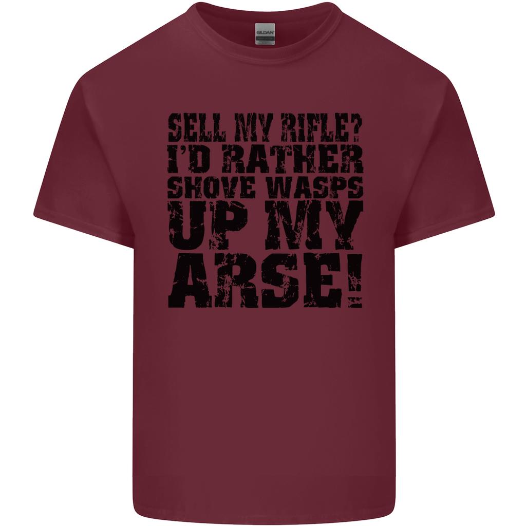 Sell My Rifle Soldier Farmer Farming Range Unisexs Light Cotton TShirt