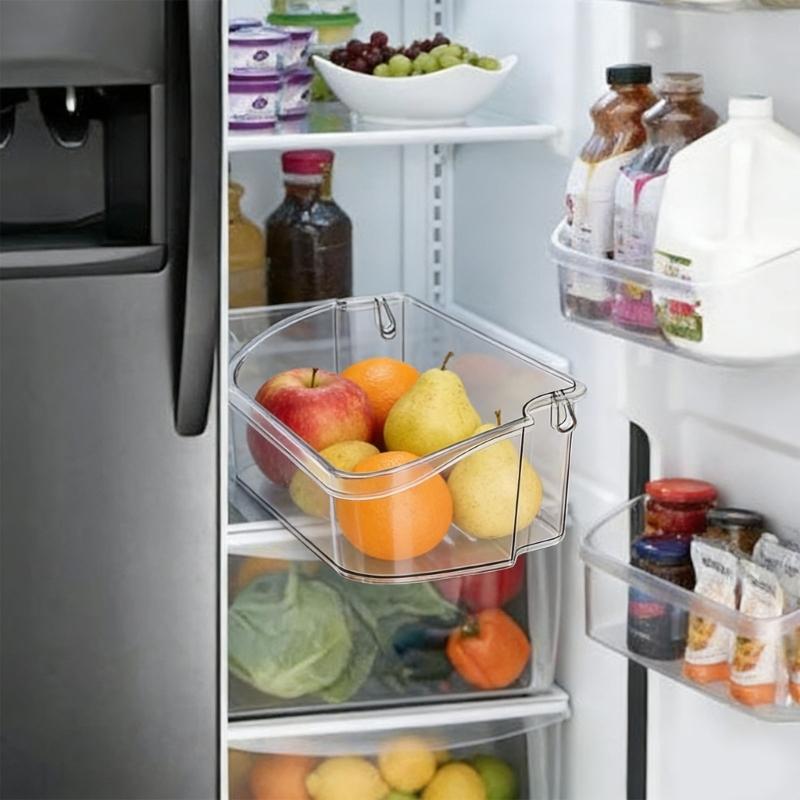 Pack of 2 Easy Installation Refrigerator Bin Replacements Quick Setup Solution Fridge Organizer Suitable for Home Use