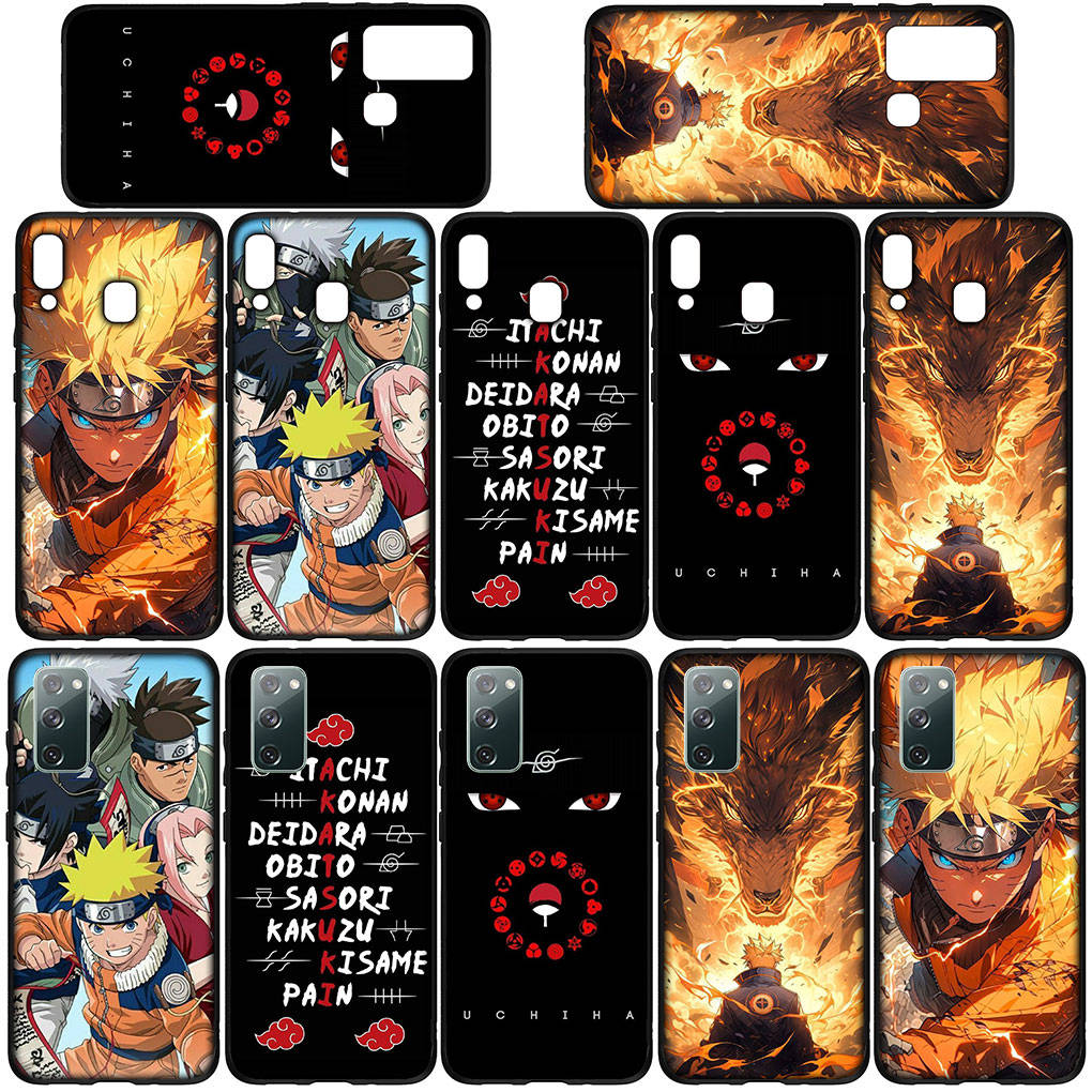 Cover for iPhone 16 15 Xiaomi Redmi Note 14 13 12 11 Pro Max X 16e Samsung Galaxy S25 S24 S23 Moto OPPO Huawei Itachi Naruto Uchiha Sasuke Phone Case