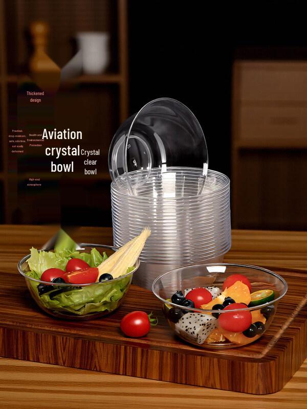 Thickened Disposable Food Bowls