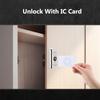 Smart Lock Bluetooth Tuya-Compatible Keyless IC Card Unlock App Remote Control for Wood Cabinet Door Drawer Furniture Lock