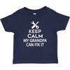 Inktastic Keep Calm My Grandpa Can Fix It Baby T-Shirt Grandfather Grandkids New