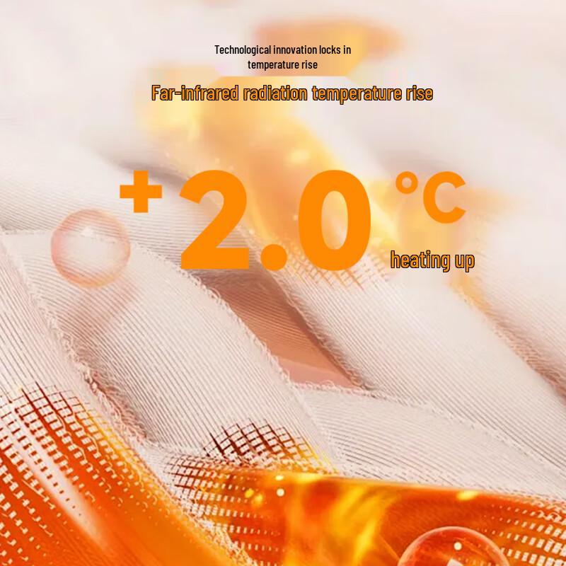 Hengyuanxiang Men's 10A Antibacterial Cotton Thermal Underwear Set HYX8003