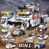 WW2 Military Vehicle Tank 8in1 Airplane Truck Model Building Blocks DIY Bricks Kids Construction Toys Gifts for Boys Adult