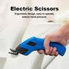 Cordless Electric Scissors Fabric Cutting Machine USB Rechargeable Cloth Cutting Machine Doubl Blade Cloth Cutter Sewing Shear