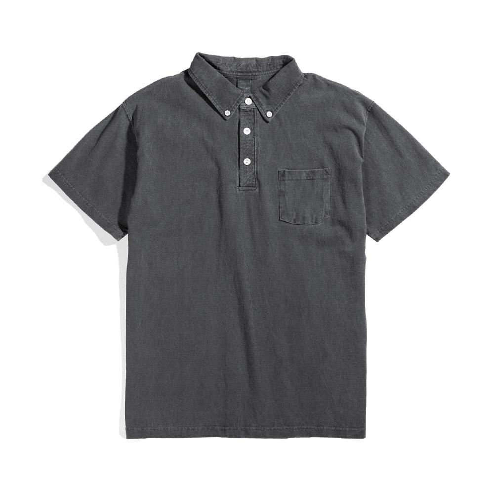 T-shirt a maniche corte Guson Polo - Nero Pigmentato
