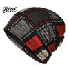 Versatile Lazy Style Hair Tie Women's Geometry Print Slouchy Hat Casual Soft Stretch Skull Colorful Geometric Pattern Hat Cap Warm Cancer