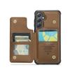 For Samsung Galaxy S25 Phone Case CASEME C22 Leather Back Cover with RFID Blocking Card Slots
