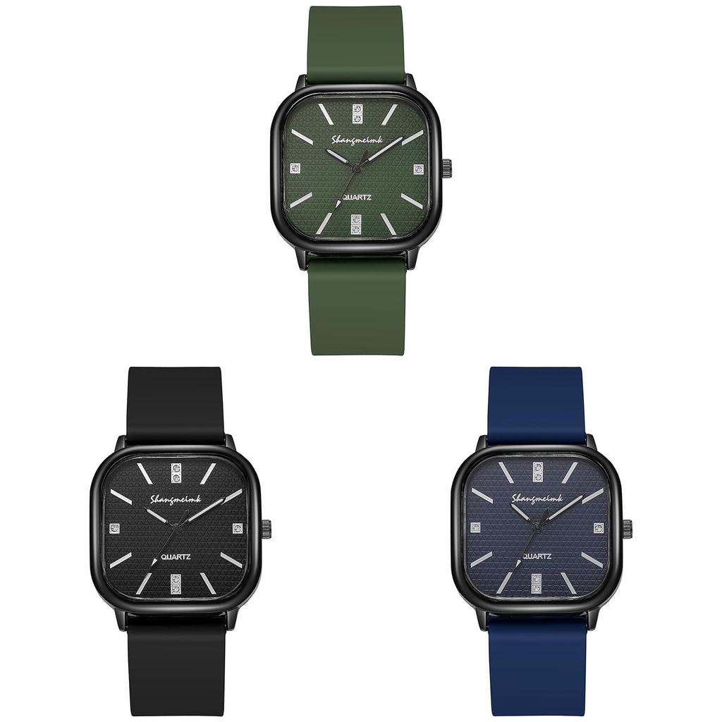 Vintage Style Quartz Watch With Silicone Band For Men And Women