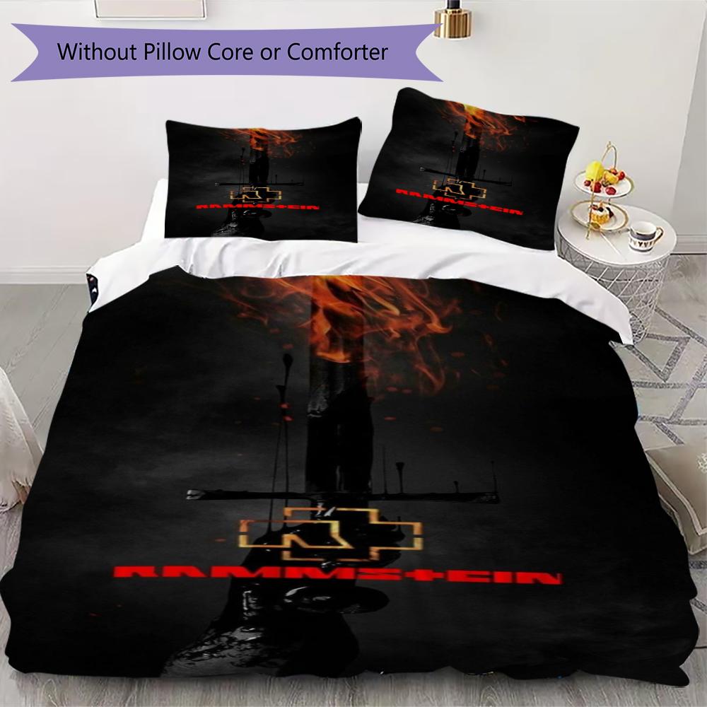 Molten Metal Power Symbol Threepiece Set 1 Duvet Cover 2 Pillowcase Without Core Without Core Christmas Birthday Gift