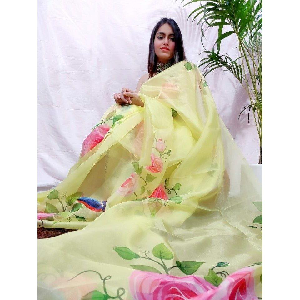 stylish casual wear & office wear saree for women, Blouse (Need To Be Stitched As Per Size And Fit)