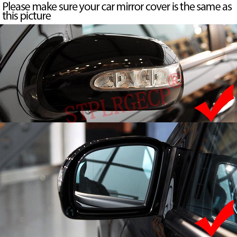 Stplrgecp Driver Side Left or Right Door Side Heated Wing Mirror Glass Lens for Mercedes-Benz W164 X164 W251 2005-2010 Only LHD