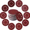 100Pcs Sanding Discs 8 Hole Hook And Loop Adhesive Sandpaper 125Mm 80~3000 Grits For Random Orbital Sander Abrasive Sheets Tools