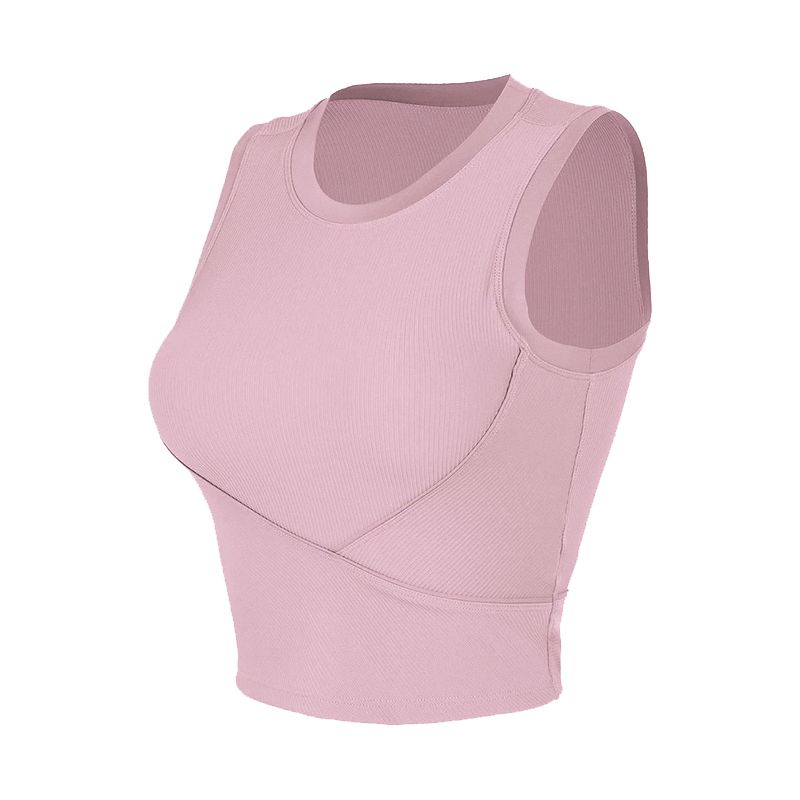 Original Yoga Vest Outer Wear Chest Pad Tight Quick-Drying Yoga Clothes Sleeveless T-shirt Women's Summer Sports Workout Clothes
