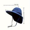 Durable Carbon Fiber Outdoor Sun Hat for Hiking, Camping, Golf & More - Non-Woven, Black