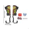 Tree Climbing Spikes Professional Fall Protection Wide Pedal W/ Ankle Straps Gear for