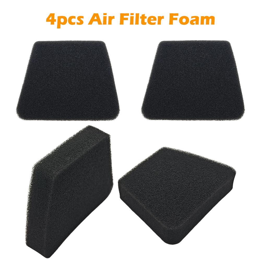4pcs Air Filter Foam For Poulan 1900 1950 2025 2050 2055 2075 2150 Partner 350 351 370 371 390 Chainsaw Craftsman