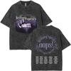 T-shirt Vintage Lavé Édition Limitée Britney Spears Oops I Did It Again Tour Été Hommes Femmes Coton Haute Qualité Tshirt Rétro
