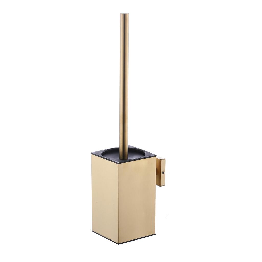 Light Luxury Wall-Mounted 304 Stainless Steel Toilet Brush Holder